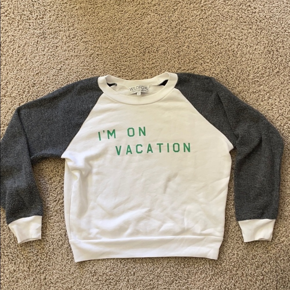WildFox “I’m on vacation/ leave me alone” sweater